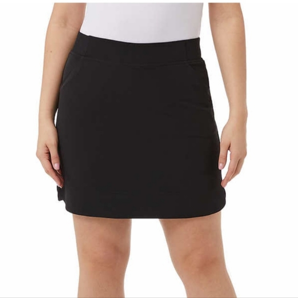 thumbnail image 2 of 32 Degrees Ladies' Tech Skort - Athletic Skirt With Built-in Shorts In Vintage Indigo Blue 2 of 13